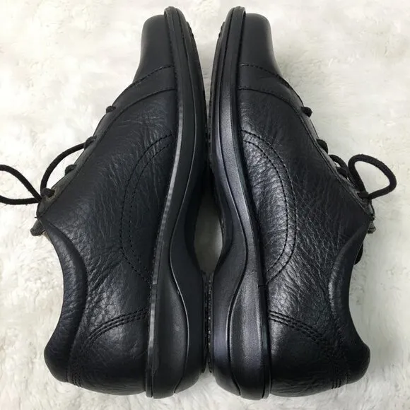 Red Wing 4174 Women's Black Leather Sneaker Lace up Shoes 8 Slip Resistant