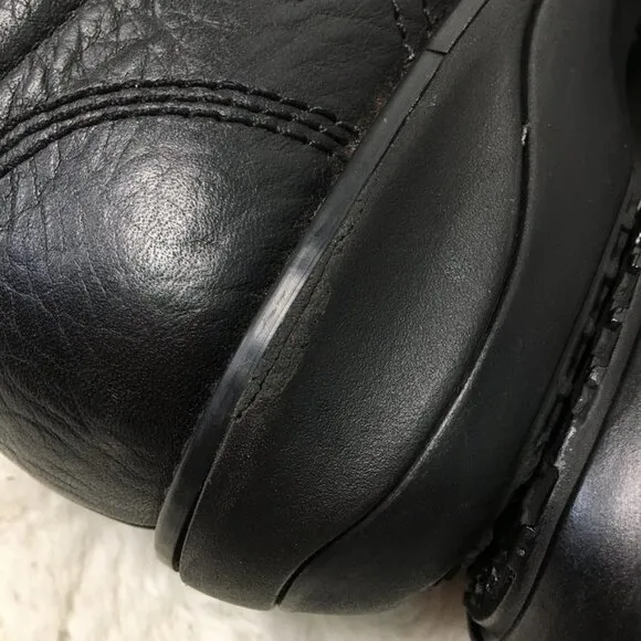 Red Wing 4174 Women's Black Leather Sneaker Lace up Shoes 8 Slip Resistant