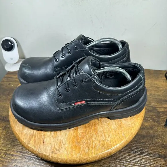 Red‎ Wing Black Oxford Oil Slip Resistant Mens Size 12 Shoes Sneakers 6633