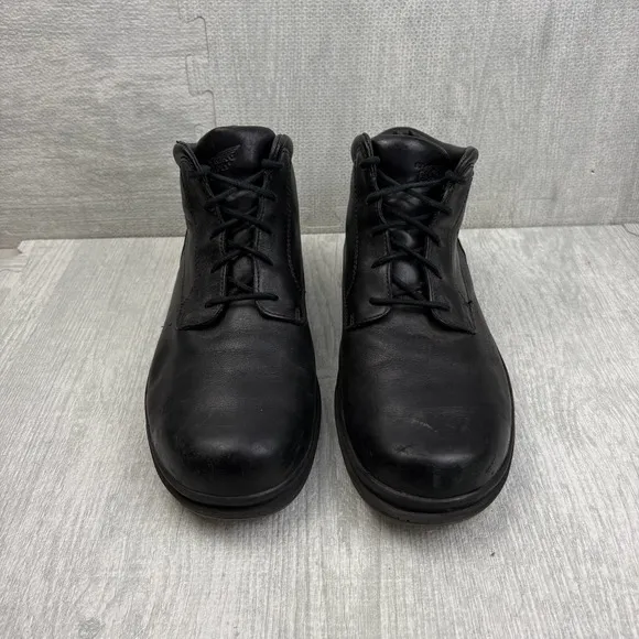 Red Wing Chukka Boots Mens Size 10.5 EE Black Leather Shoes 8661 Slip Resistant