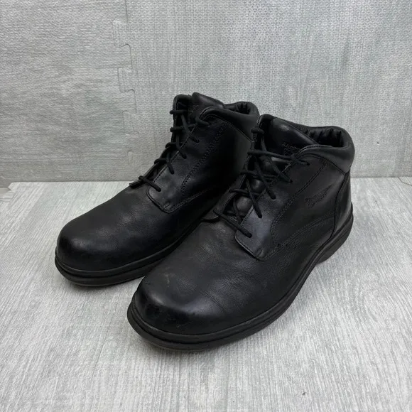 Red Wing Chukka Boots Mens Size 10.5 EE Black Leather Shoes 8661 Slip Resistant