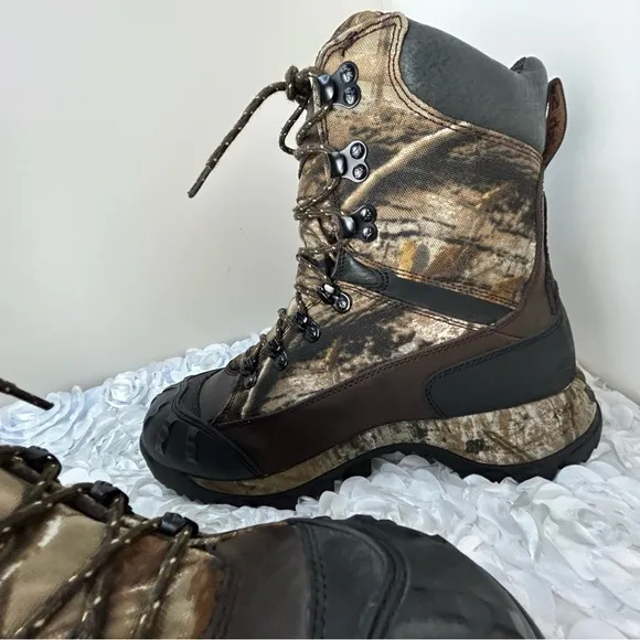 Red Wing Irish Setter Thinsulate Camo Leather Ankle Boots Men's 10