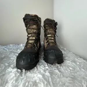 Red Wing Irish Setter Thinsulate Camo Leather Ankle Boots Men's 10