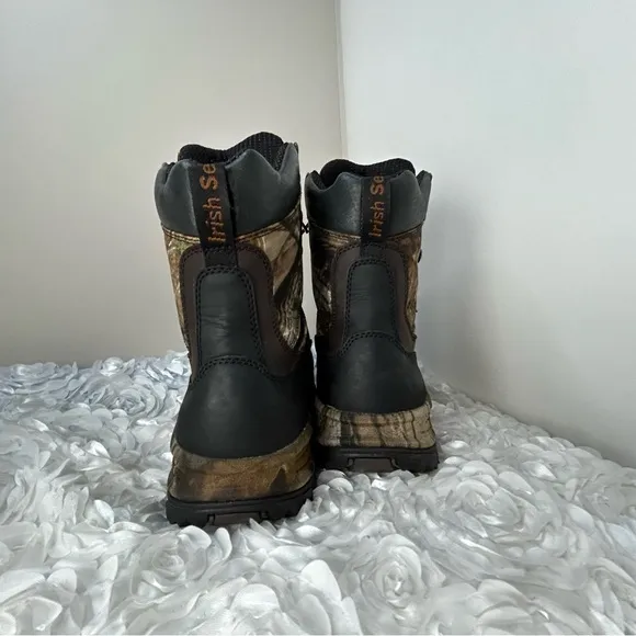 Red Wing Irish Setter Thinsulate Camo Leather Ankle Boots Men's 10