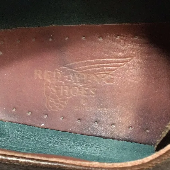 🇺🇸Red Wing Shoes ‘8622’ Sz 12 Brown Leather Pebble Finish Lace Up Slip Resistant