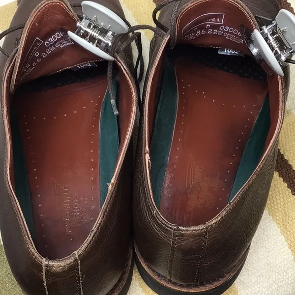 🇺🇸Red Wing Shoes ‘8622’ Sz 12 Brown Leather Pebble Finish Lace Up Slip Resistant