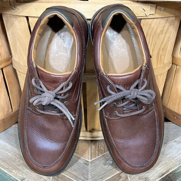 Red Wing Shoes 8637 Brown Leather Slip Resistant Lace-Up Oxfords Mens 10 EE WIDE