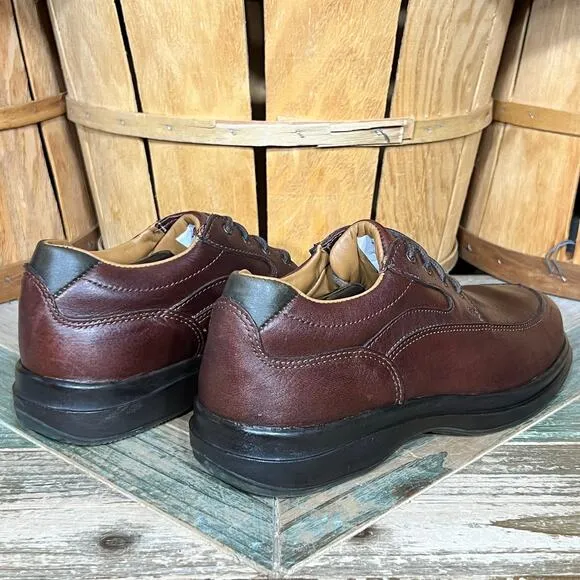 Red Wing Shoes 8637 Brown Leather Slip Resistant Lace-Up Oxfords Mens 10 EE WIDE
