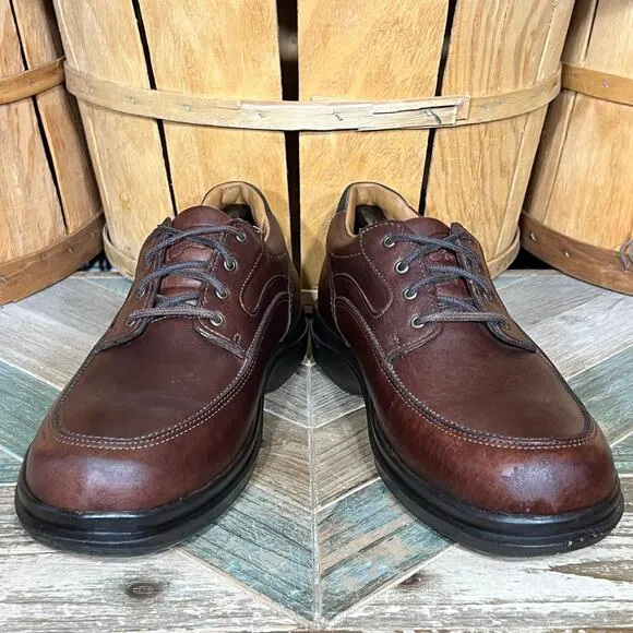 Red Wing Shoes 8637 Brown Leather Slip Resistant Lace-Up Oxfords Mens 10 EE WIDE