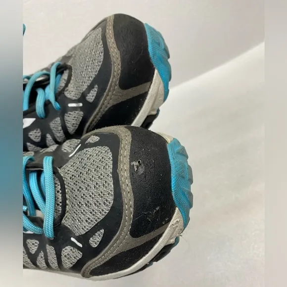 Red Wing Shoes Women’s 7 D Aluminum Toe Slip Resistant Athletic Shoes Gray Blue