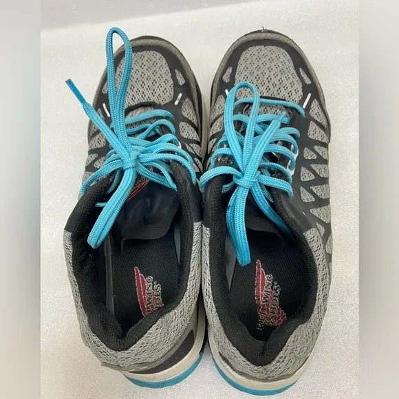 Red Wing Shoes Women’s 7 D Aluminum Toe Slip Resistant Athletic Shoes Gray Blue