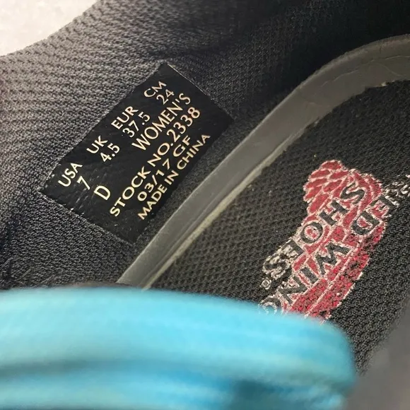 Red Wing Shoes Women’s 7 D Aluminum Toe Slip Resistant Athletic Shoes Gray Blue