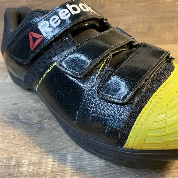 Reebok Cycle Attack U Cycling Shoes Black Green