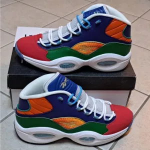Reebok Men's Concepts X Question Mid Multicolor Sneakers GZ6151- Men's size 14