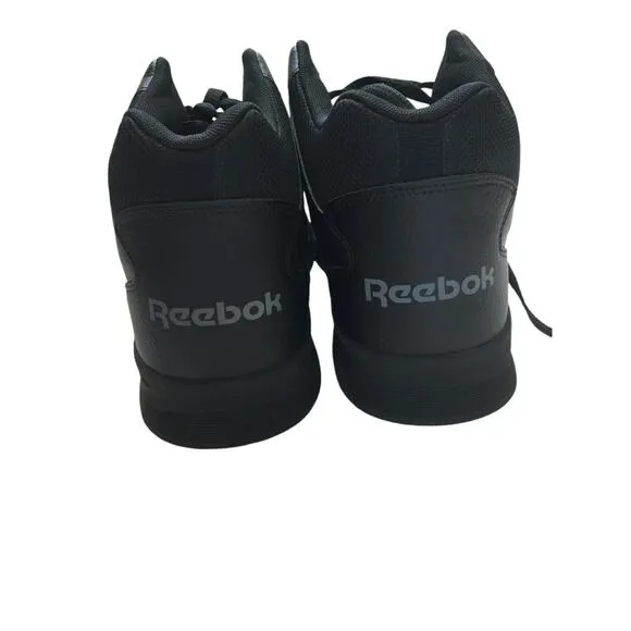 Reebok Mens Sneaker Basketball Shoes Black 12 Wide 4E Athletic Lace Up High Top