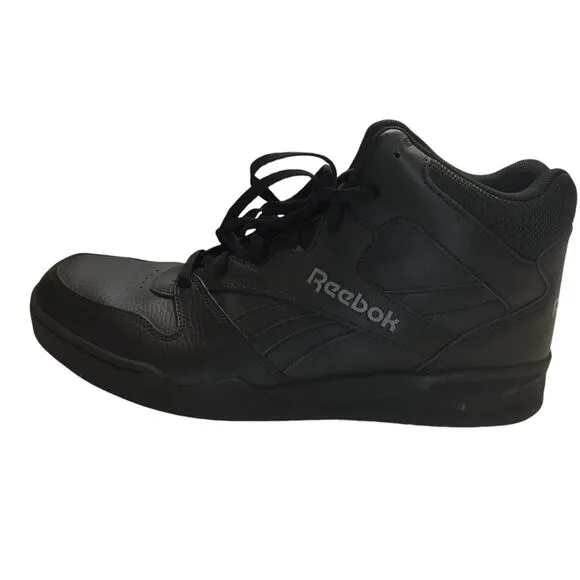 Reebok Mens Sneaker Basketball Shoes Black 12 Wide 4E Athletic Lace Up High Top