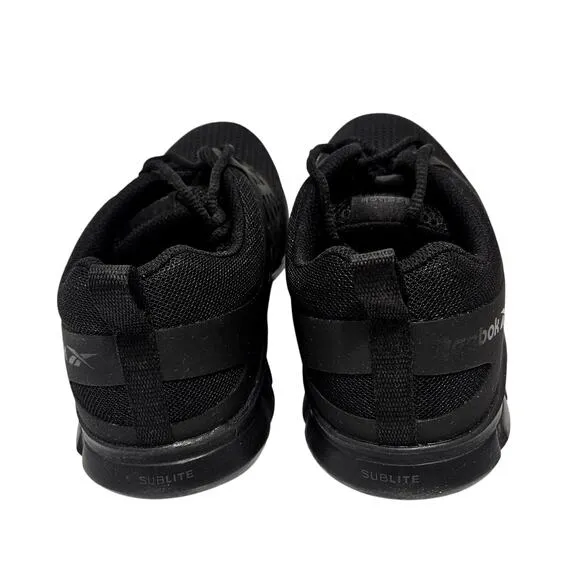 Reebok Sublite Cushion Work Slip Resistant Black Shoes Women's Size 8.5 Wide New