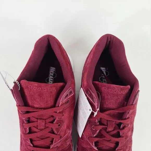 Reebok Ventilator PERF Red Running Leather Men's Sneakers Size 12 defects