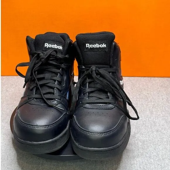 Reebok Womens BB4500 High Top Work Sneaker Black Holographic Size 8 NEW W BOX