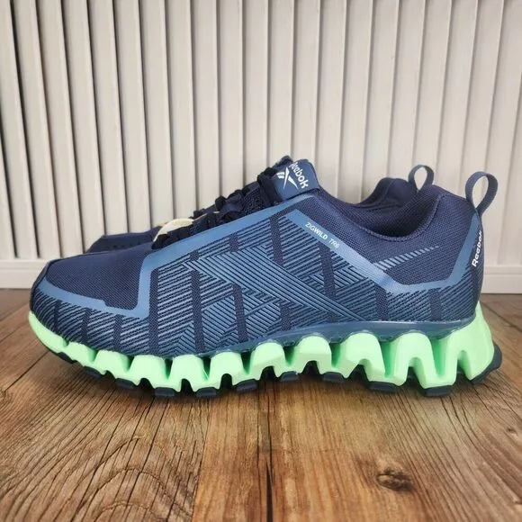 Reebok Zigwild TR 6 Mens Sz 7.5 Blue Green Trail Running Sneakers Shoes S42596