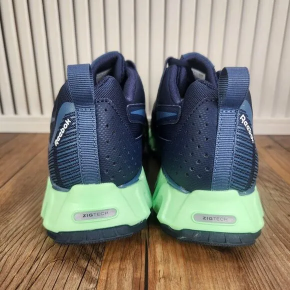Reebok Zigwild TR 6 Mens Sz 7.5 Blue Green Trail Running Sneakers Shoes S42596