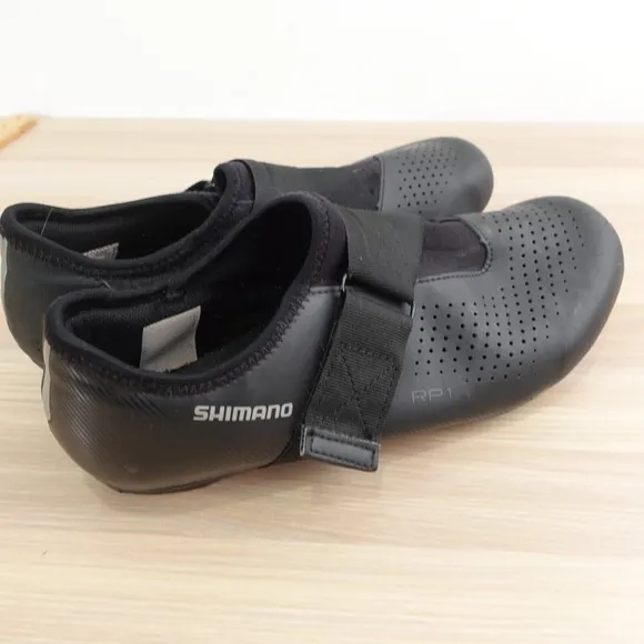 Road Performance Cycling Shoes Mens 9 SHIMANO RP1 Dynalast SPD SL Cleat Black