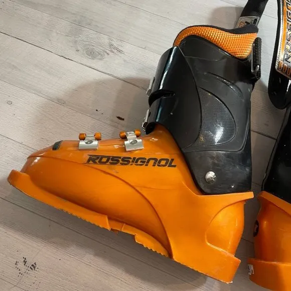 Rossignol‎ radical jr 2 ski boots orange size 4