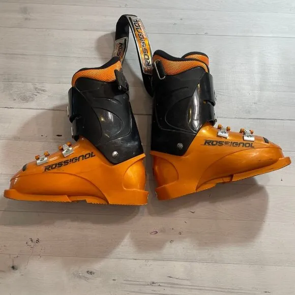 Rossignol‎ radical jr 2 ski boots orange size 4