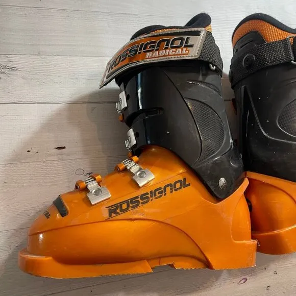 Rossignol‎ radical jr 2 ski boots orange size 4