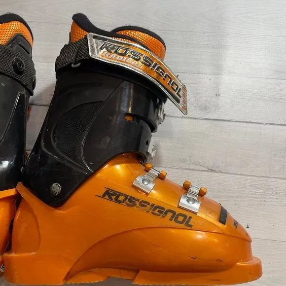 Rossignol‎ radical jr 2 ski boots orange size 4