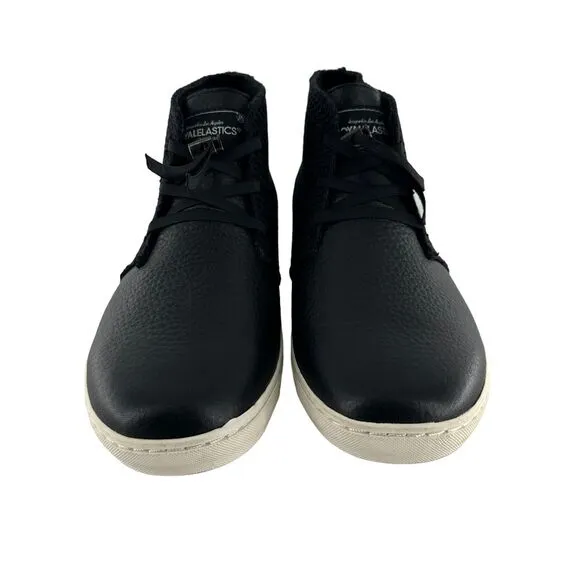 Royal Elastics Shoes Mens 8 Black High Top Sneaker Brother Chukka Boot 2012