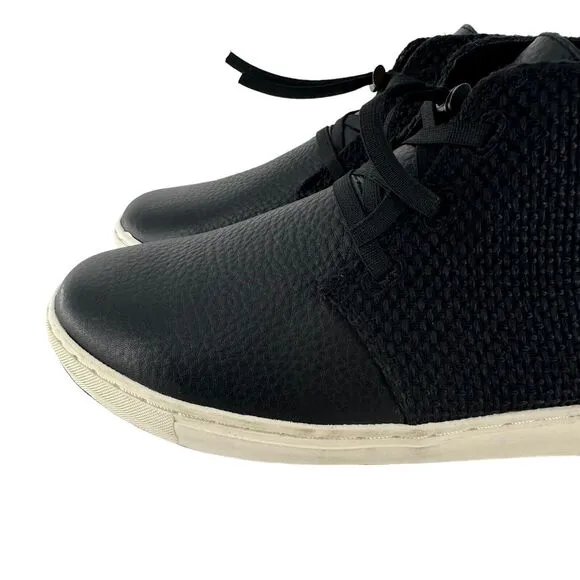 Royal Elastics Shoes Mens 8 Black High Top Sneaker Brother Chukka Boot 2012