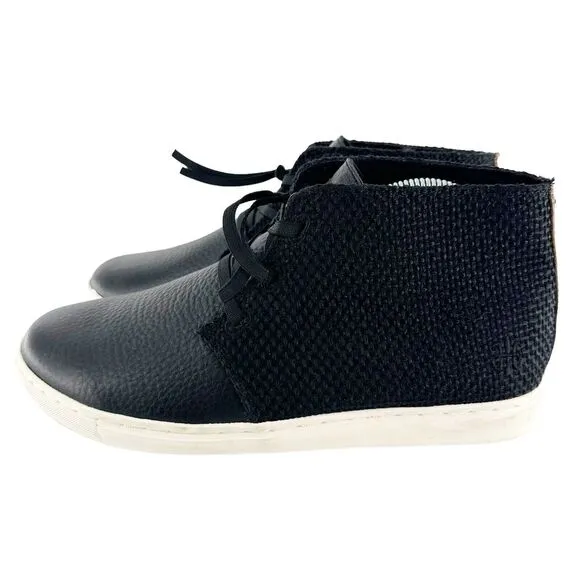 Royal Elastics Shoes Mens 8 Black High Top Sneaker Brother Chukka Boot 2012