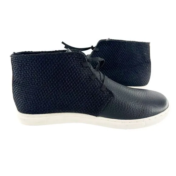 Royal Elastics Shoes Mens 8 Black High Top Sneaker Brother Chukka Boot 2012