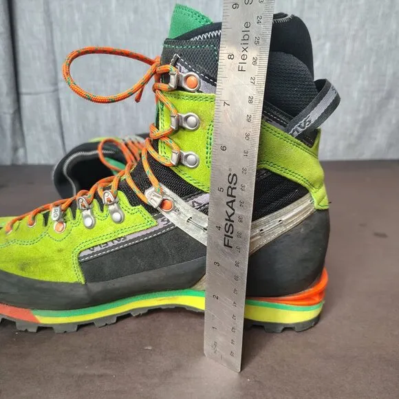 Salewa Condor EVO GTX Mountaineering Boots Mens Size 11.5 Green Black Trekking