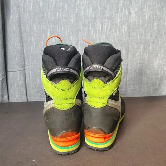 Salewa Condor EVO GTX Mountaineering Boots Mens Size 11.5 Green Black Trekking