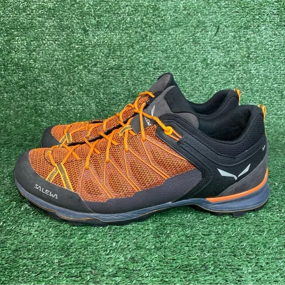 Salewa Men's MTN Trainer Lite Orange Climbing Athletic Lace Up Shoes Size 14