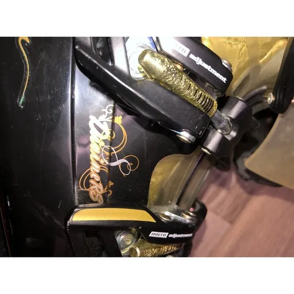 SALOMON Divine RS 8 Energyzer 70 Ski Boots 26/26.5‎ 306mm Women 9/9.5 Black Gold