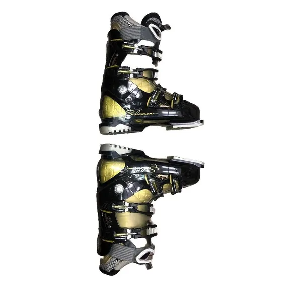 SALOMON Divine RS 8 Energyzer 70 Ski Boots 26/26.5‎ 306mm Women 9/9.5 Black Gold