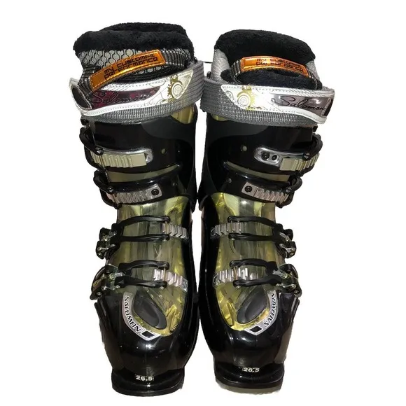 SALOMON Divine RS 8 Energyzer 70 Ski Boots 26/26.5‎ 306mm Women 9/9.5 Black Gold