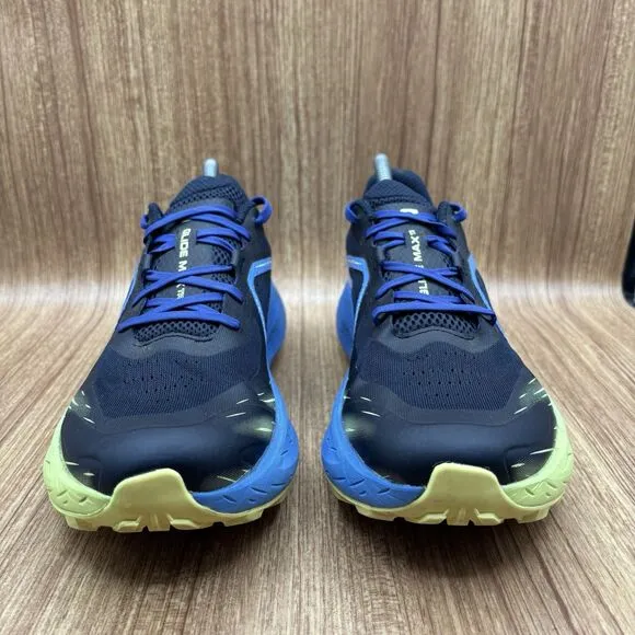 Salomon Glide Max TR Mens 9 Shoes Granada Sky Dark Sapphire Lime Trail Hiking