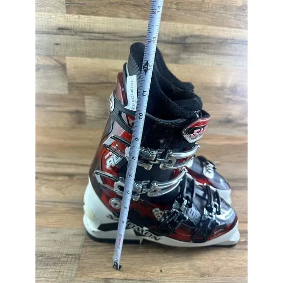 Salomon Mission RS7 ski boots black and red men's size 25 Men’s 7.5|Wo’s…