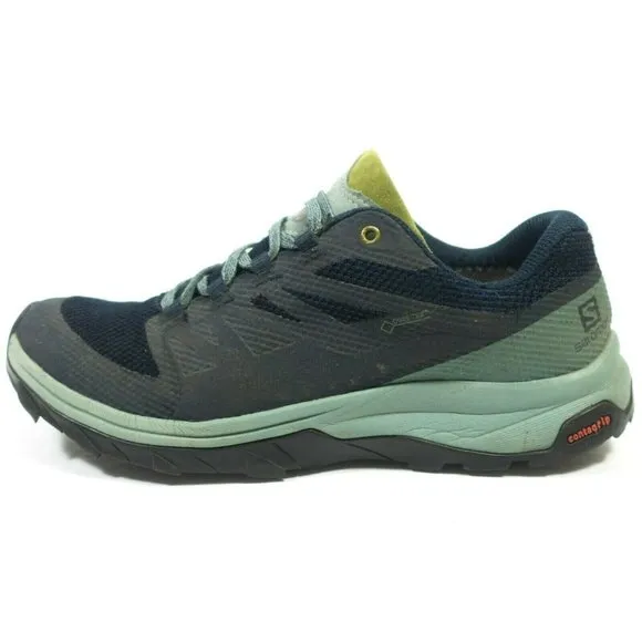 Salomon Outline GTX Gore-Tex Waterproof Trail Running Shoes - Women's Size 8