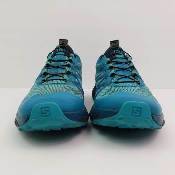 Salomon Sense Ride Womens Size 10 Turquoise Trail Running Sneaker Shoes 398477