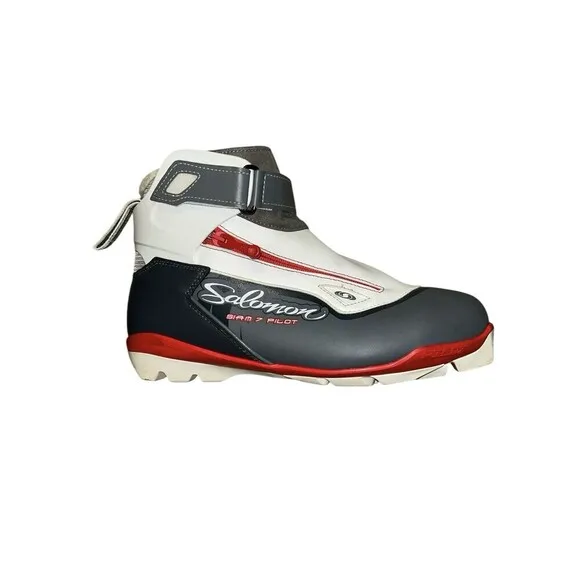 Salomon Siam 7 Pilot Cross Country Womens 41 US 9 Sns 2 Bar Nordic Ski Boots