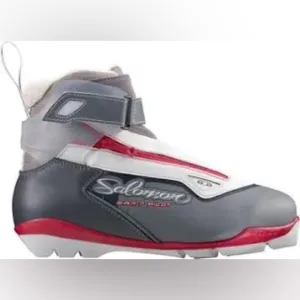 Salomon Siam 7 pilot performance touring ski boots women’s size 9 white
