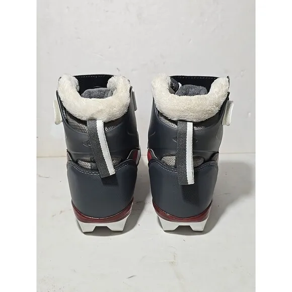 Salomon Slam 7 Pilot SNS Gray Cross Country Ski Boots Women's Size US 7.5