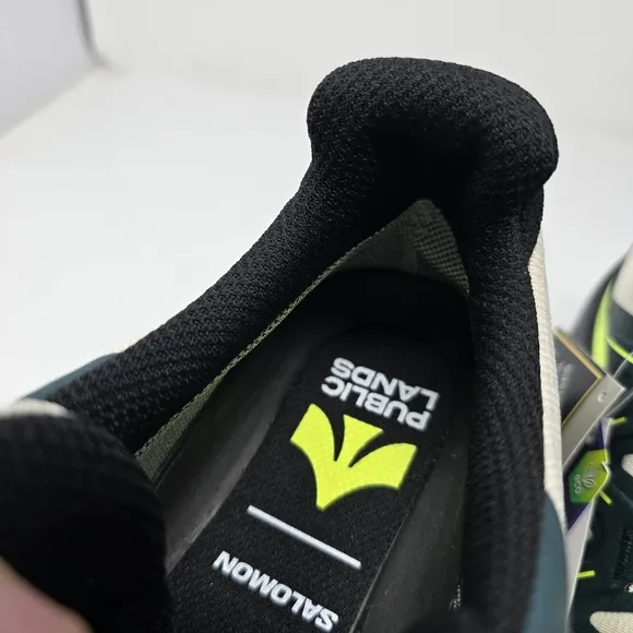 Salomon Speedcross 6 GTX Almond Milk Men’s Size 10.5 Trail Shoes Lime Green