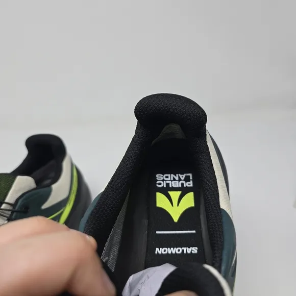 Salomon Speedcross 6 GTX Almond Milk Men’s Size 10.5 Trail Shoes Lime Green