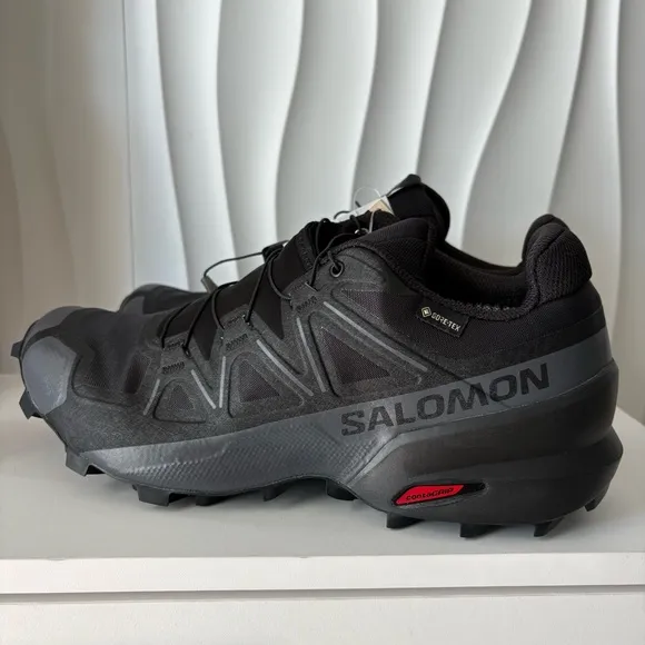Salomon Speedcross GTX Black Quiet Shade Men’s 10 Athletic GoreTex Trail Running